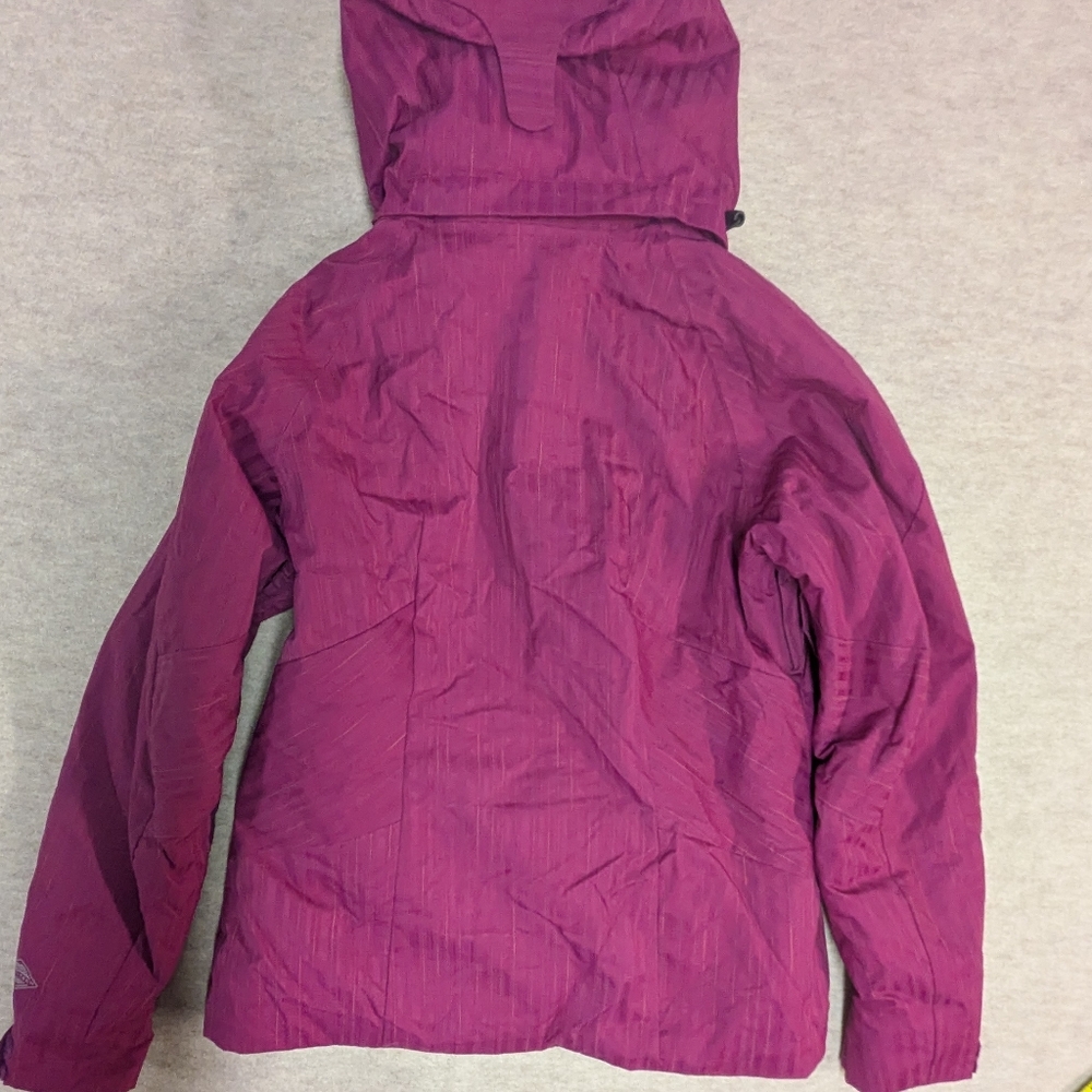 Columbia Titanium Women's Med Berry Pink Winter Jacket Coat Waterproof Details!! - Picture 16 of 16